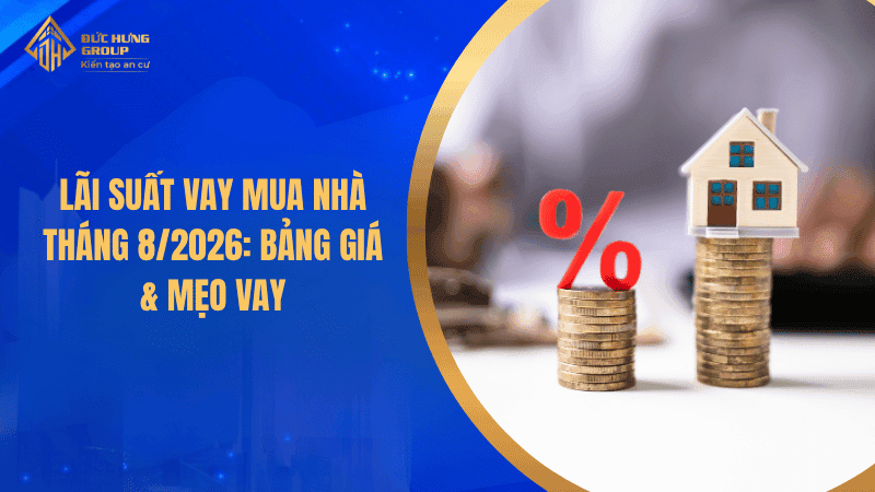 LÃI SUẤT VAY MUA NHÀ THÁNG 8/2026: BẢNG SO SÁNH & BÍ QUYẾT TÍNH TIỀN TRẢ HÀNG THÁNG CHO NGƯỜI MUA CĂN HỘ