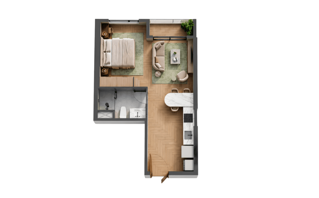 Mặt bằng Studio