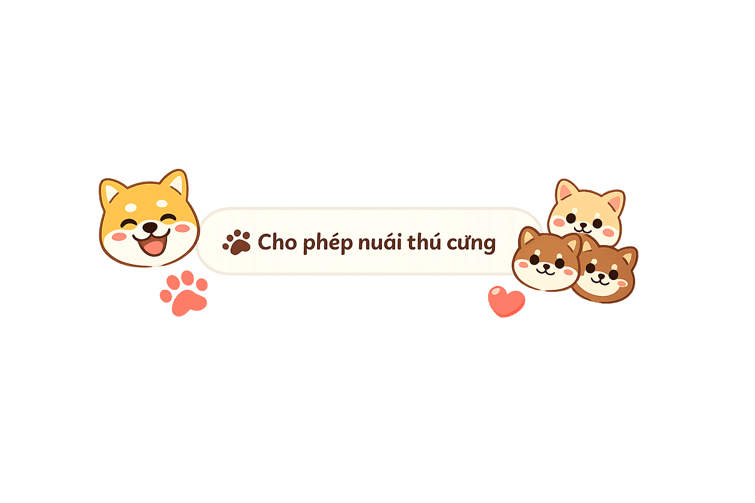 Cho phép nuôi thú cưng
